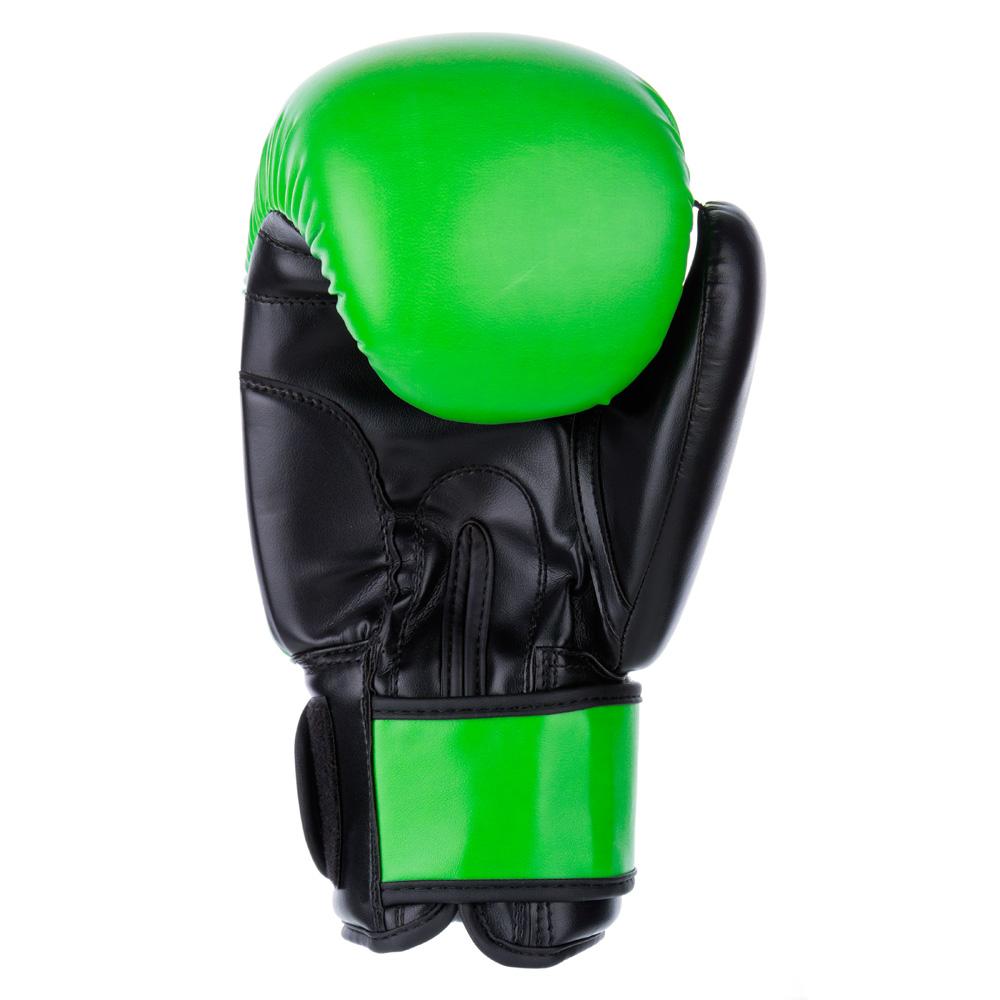 PU Basic Fighter Gloves - neon green/black