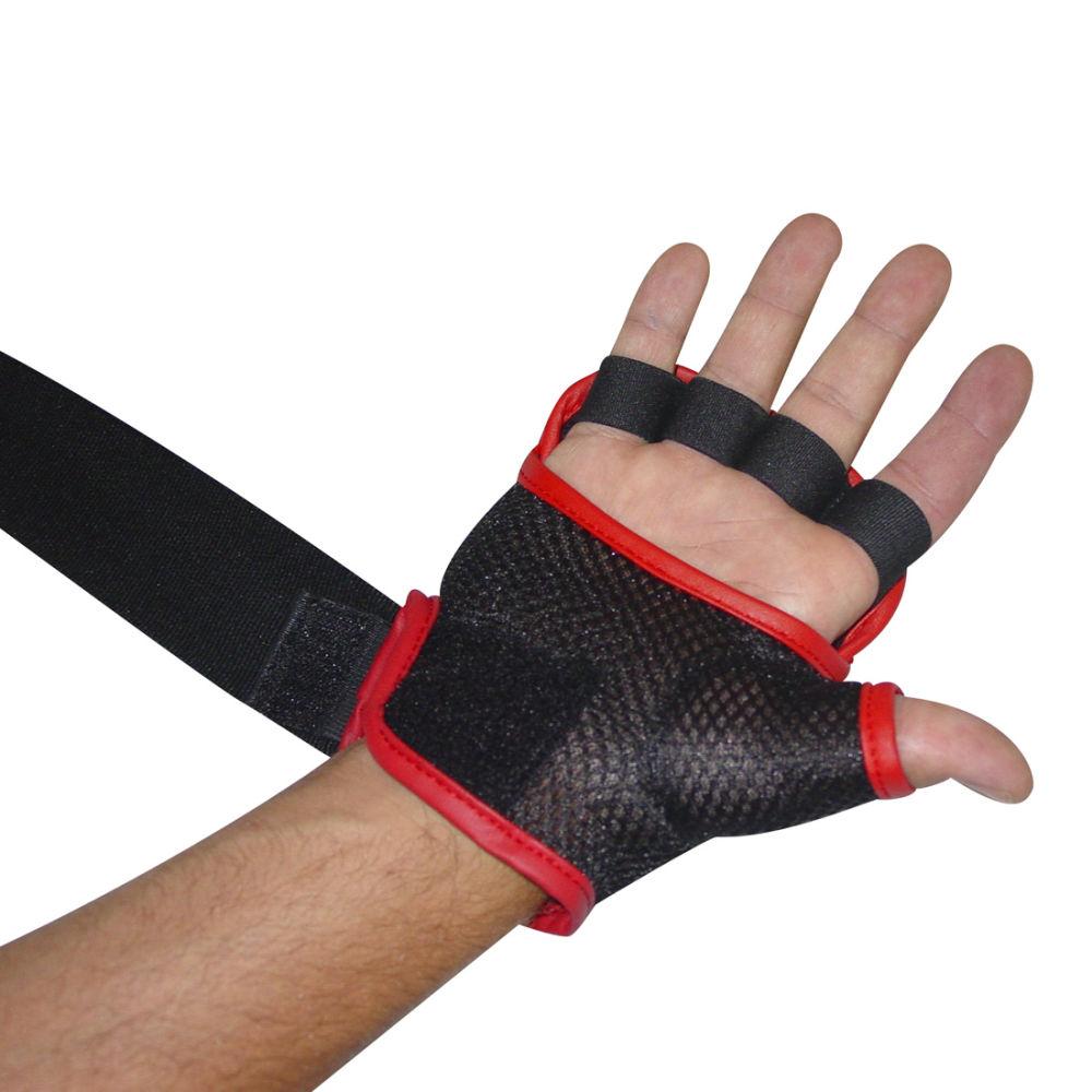Fighter Gel/Mesh Shock Quickwrap Black/Red L/XL