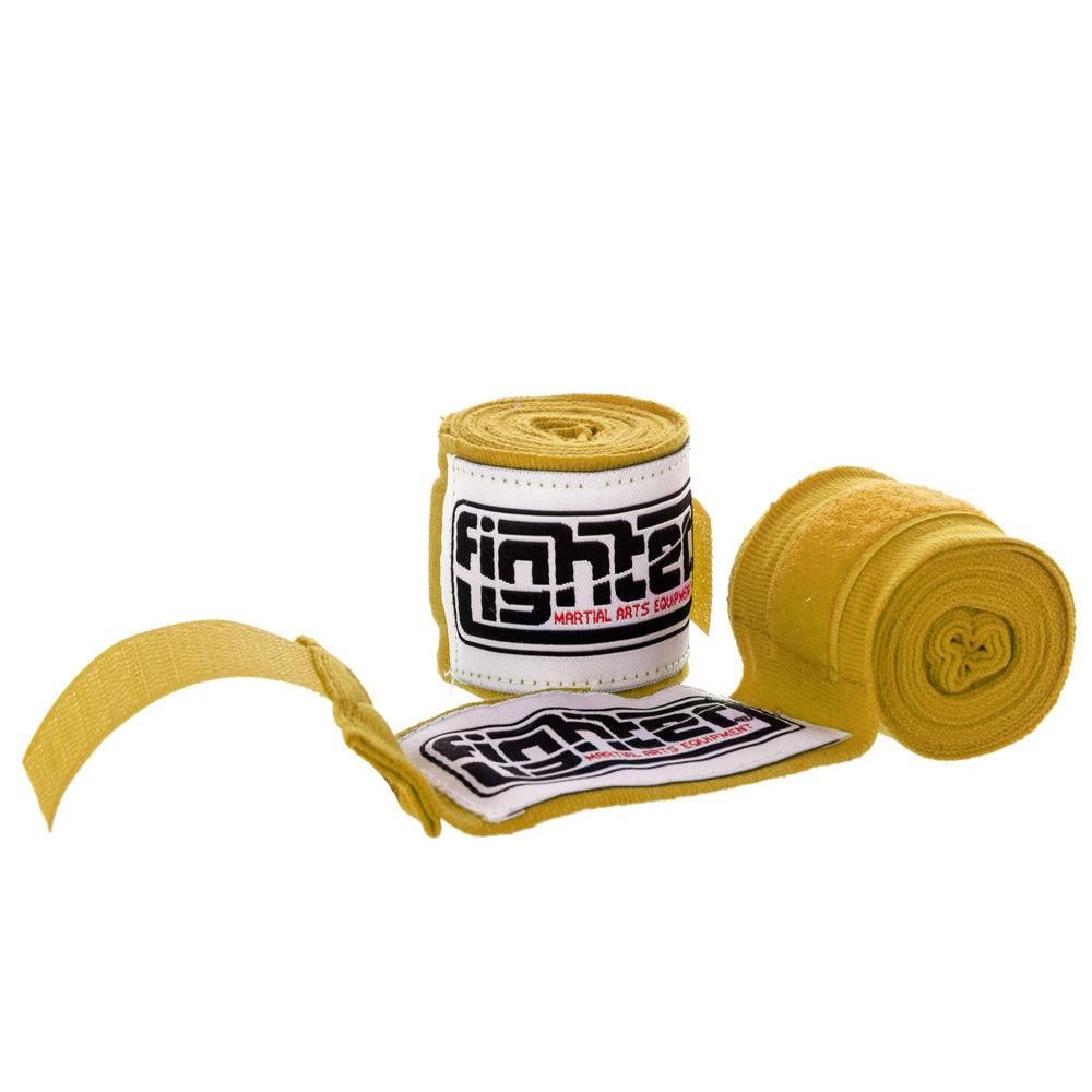 Fighter 2-Inch Yellow Polycotton Boxing Handwraps