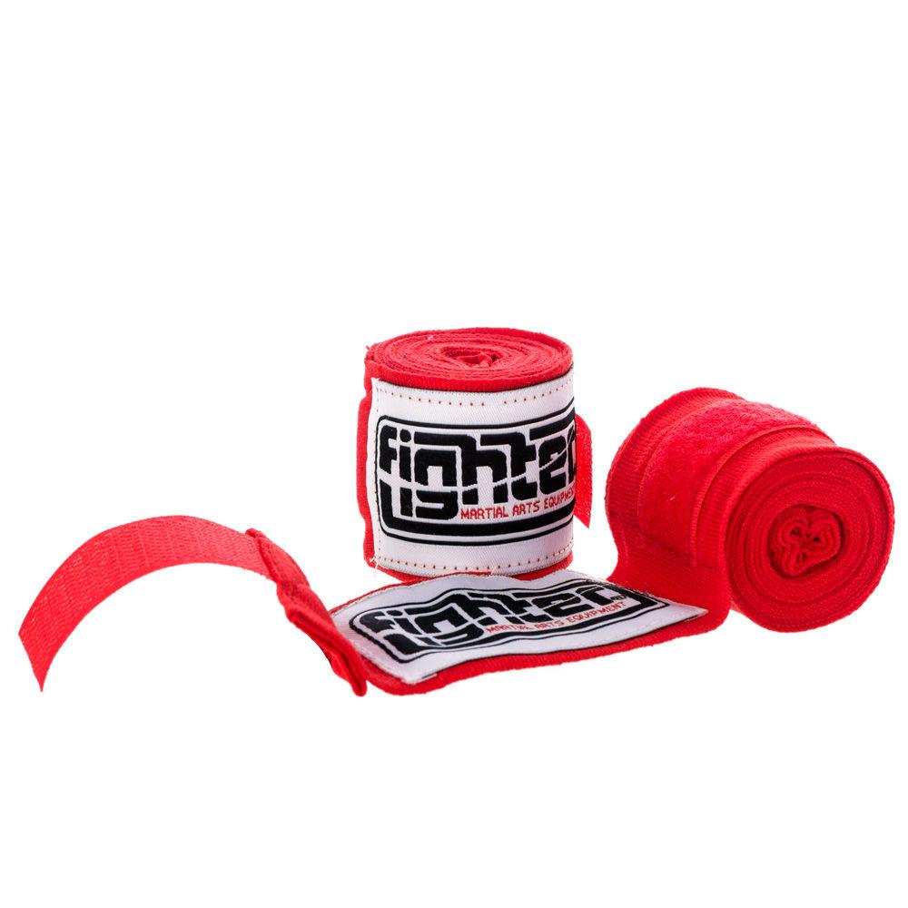 Fighter 2-Inch Red Polycotton Handwraps