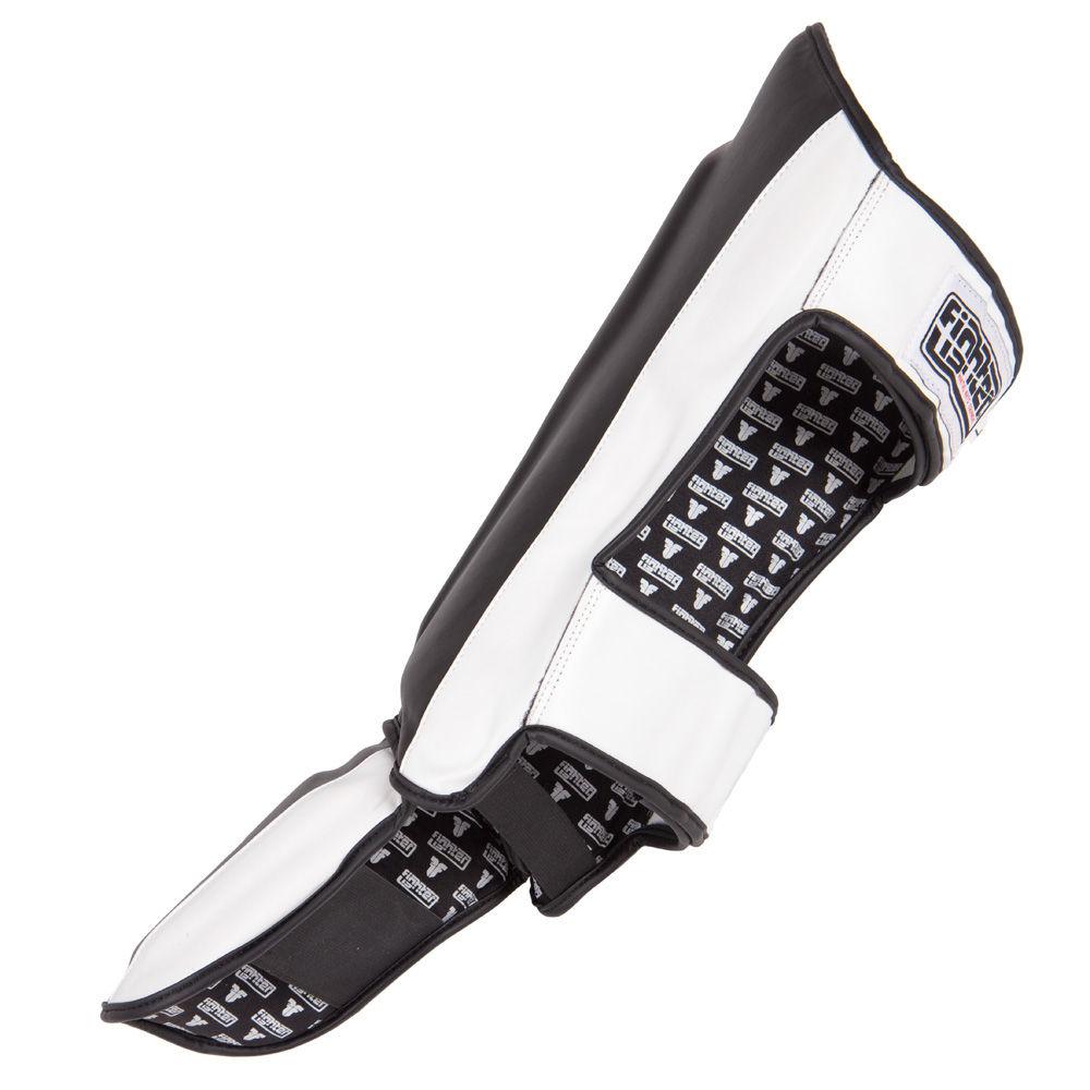 Thai Shinguards - Fighter - black/white