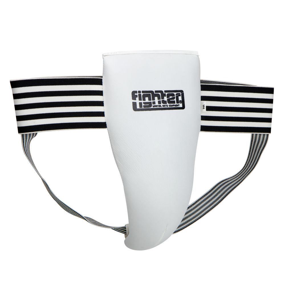 Fighter Groin Guard PU - white/black