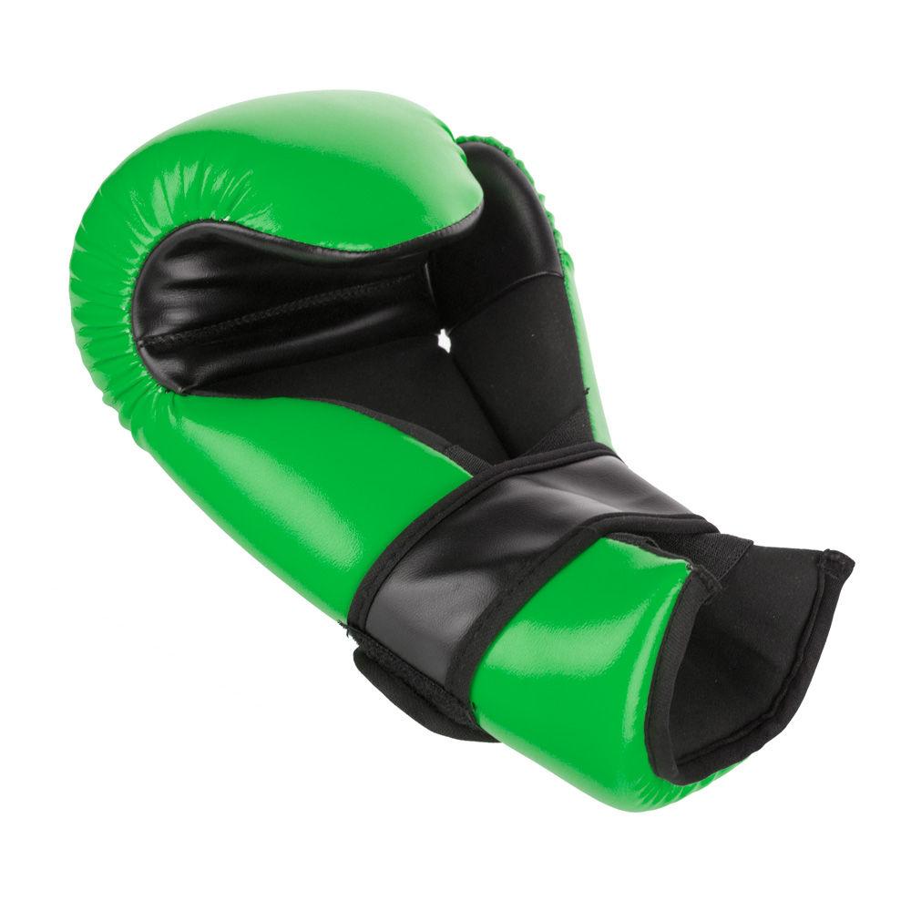 Fighter Open Palm Gloves - Neon Green/Black