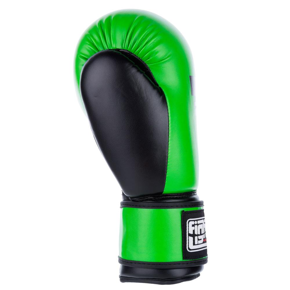PU Basic Fighter Gloves - neon green/black