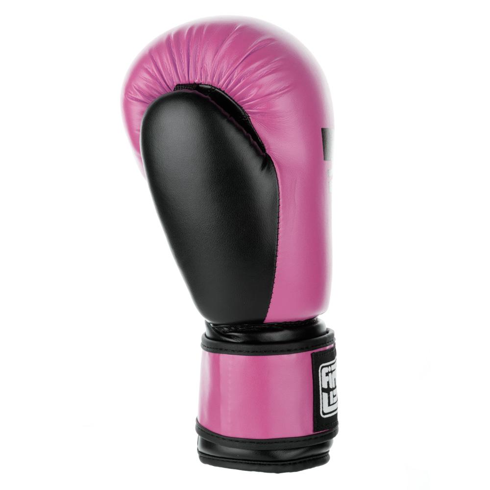 PU Basic Fighter Gloves - pink/black