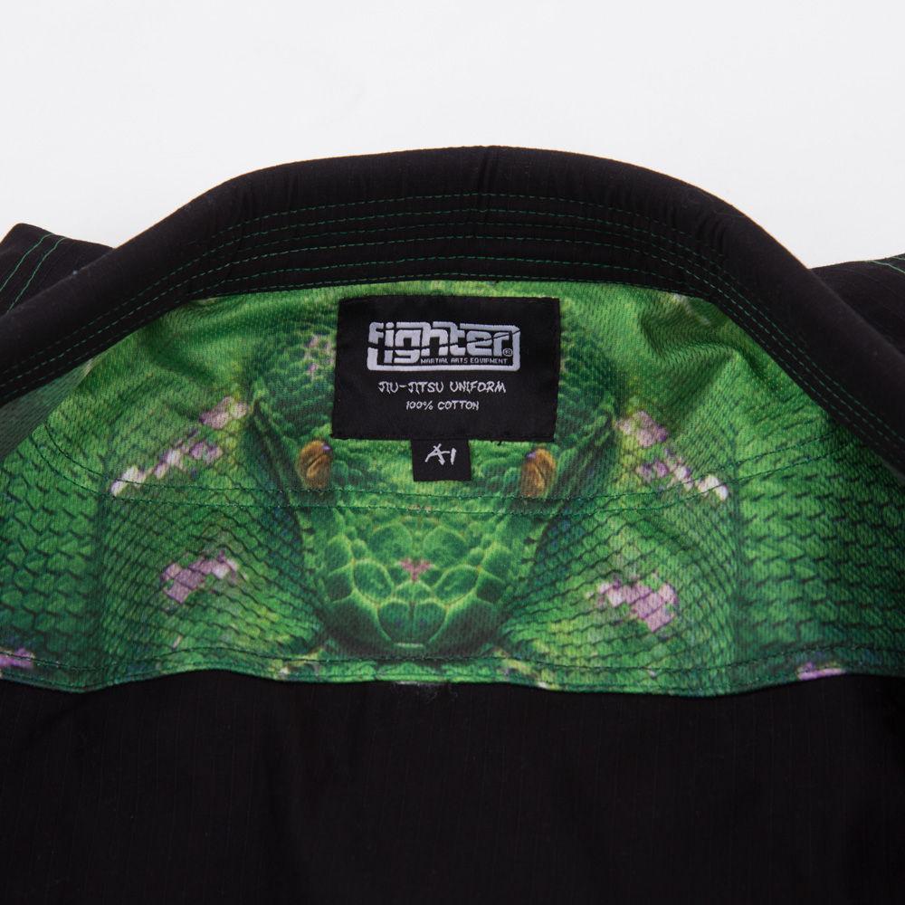 The Fighter SERPENT Ripstop BJJ Gi Uniform - black