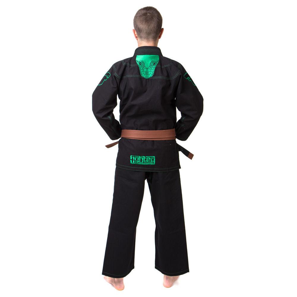 The Fighter SERPENT Ripstop BJJ Gi Uniform - black