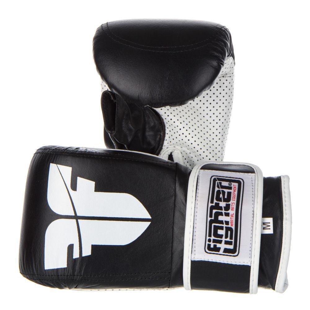 Bag Gloves Fighter Velcro - black/white