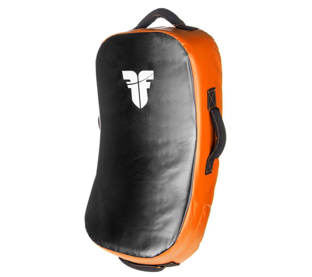 Fighter Curved Kicking Shield - MULTI GRIP - black/orange