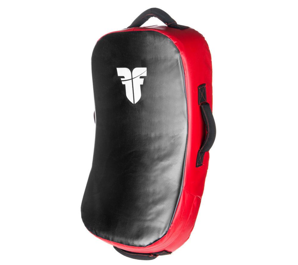 Fighter Curved Kicking Shield - MULTI GRIP - black/red