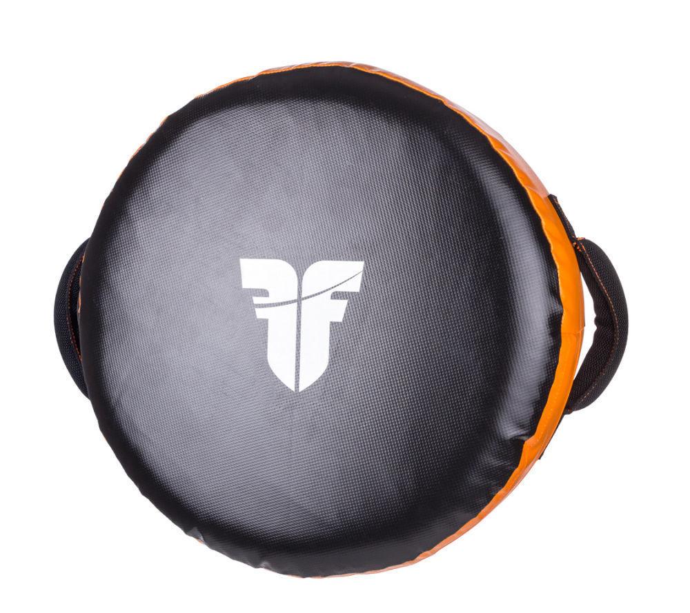 Fighter Large ROUND SHIELD - black/orange