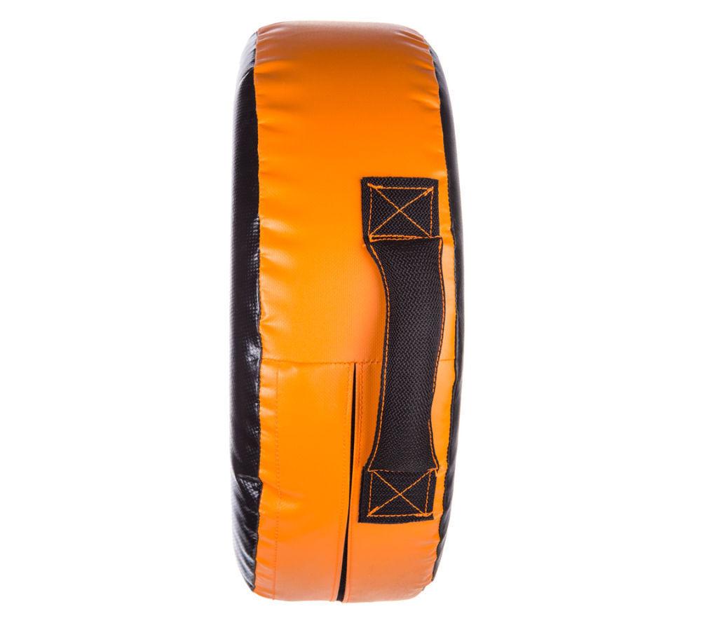 Fighter Large ROUND SHIELD - black/orange