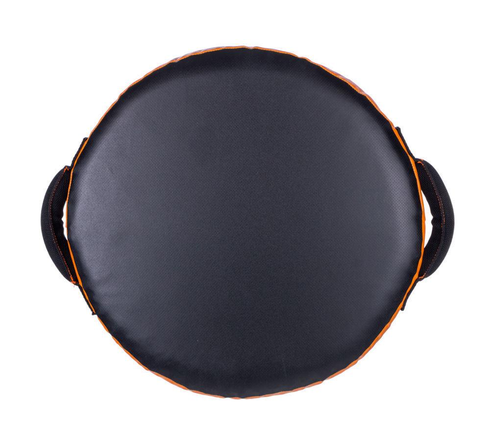 Fighter Large ROUND SHIELD - black/orange
