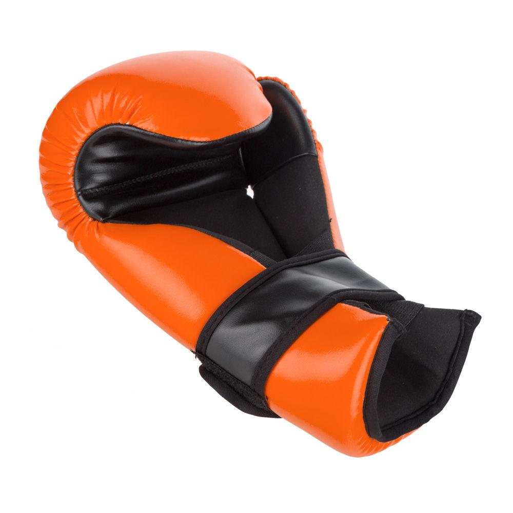 Fighter Open Gloves - Neon Orange/Black