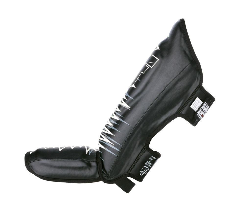 Fighter Shinguards Heartbeat- black/white