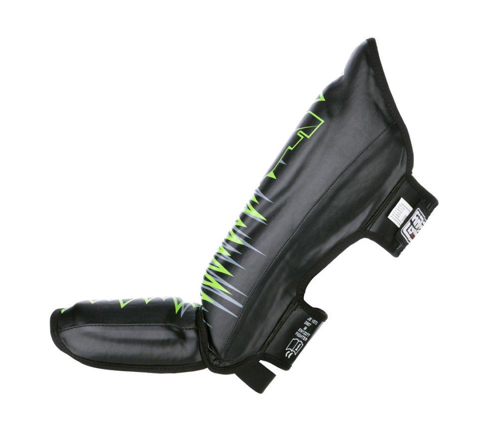 Fighter Shinguards Heartbeat- black-green