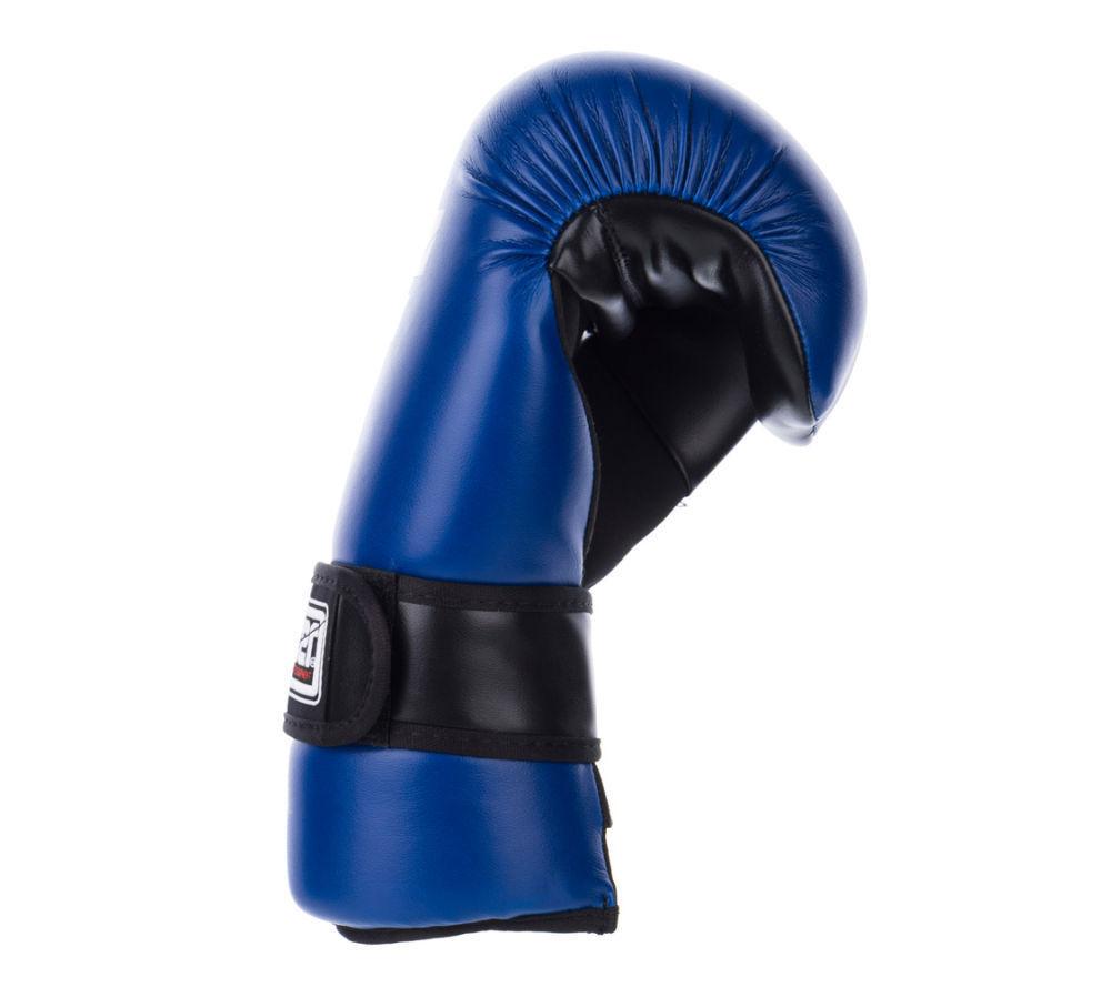 Fighter Martial Arts Point Gloves - Blue with Black Open Palm