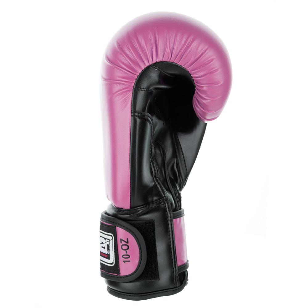 PU Basic Fighter Gloves - pink/black