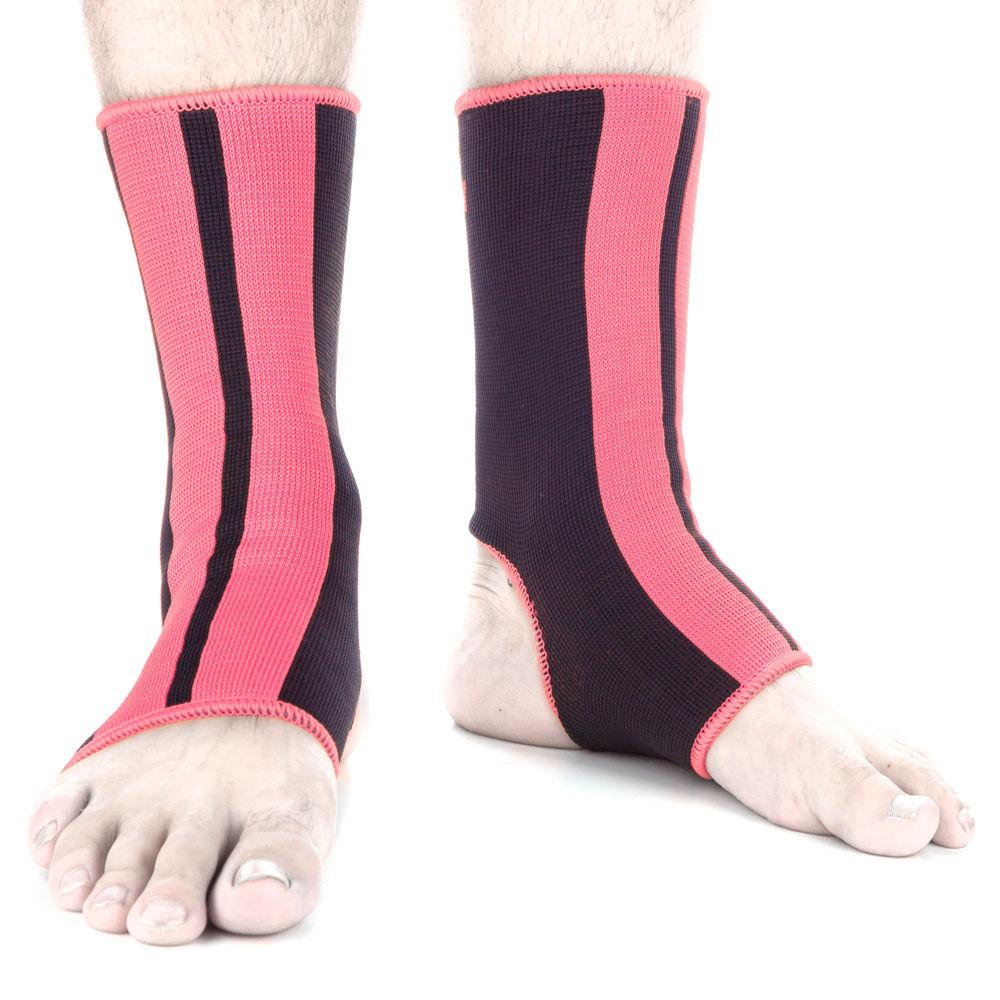 Ankle Support Fighter - black/pink