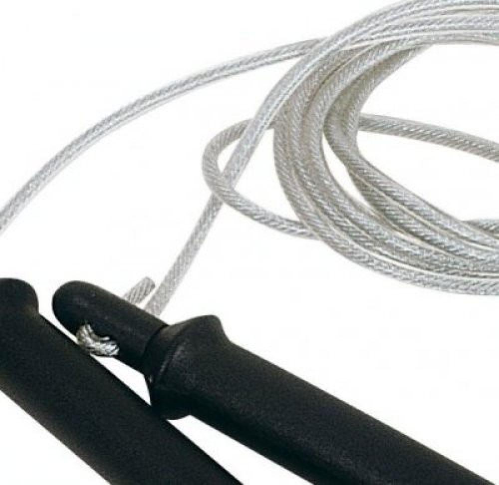 Steel Boxing Jump Rope - black
