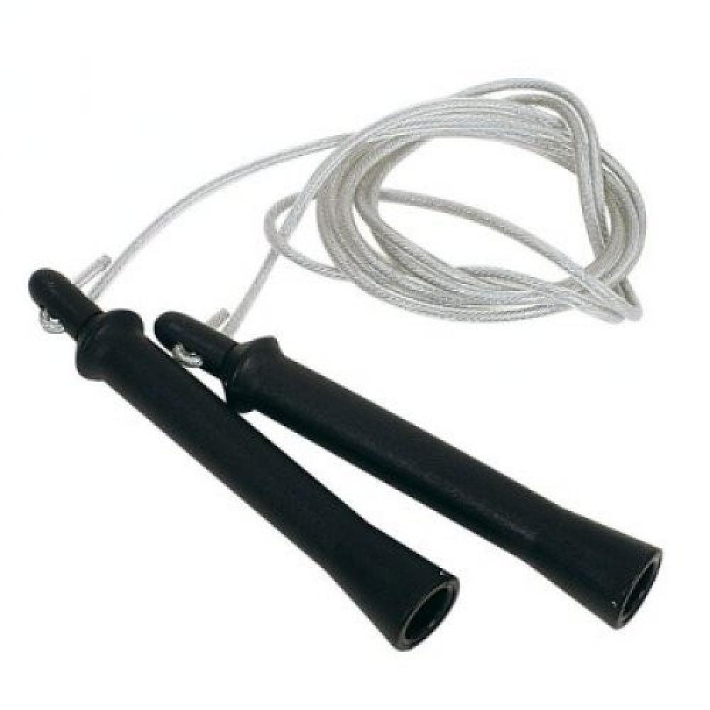 Steel Boxing Jump Rope - black