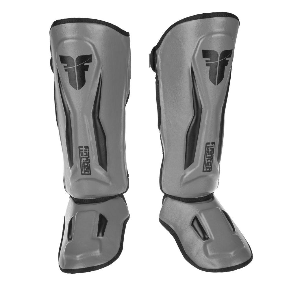 Fighter Shinguards Thai Ergo - grey/black