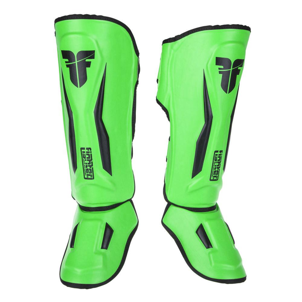 Fighter Shinguards Thai Ergo - green/black
