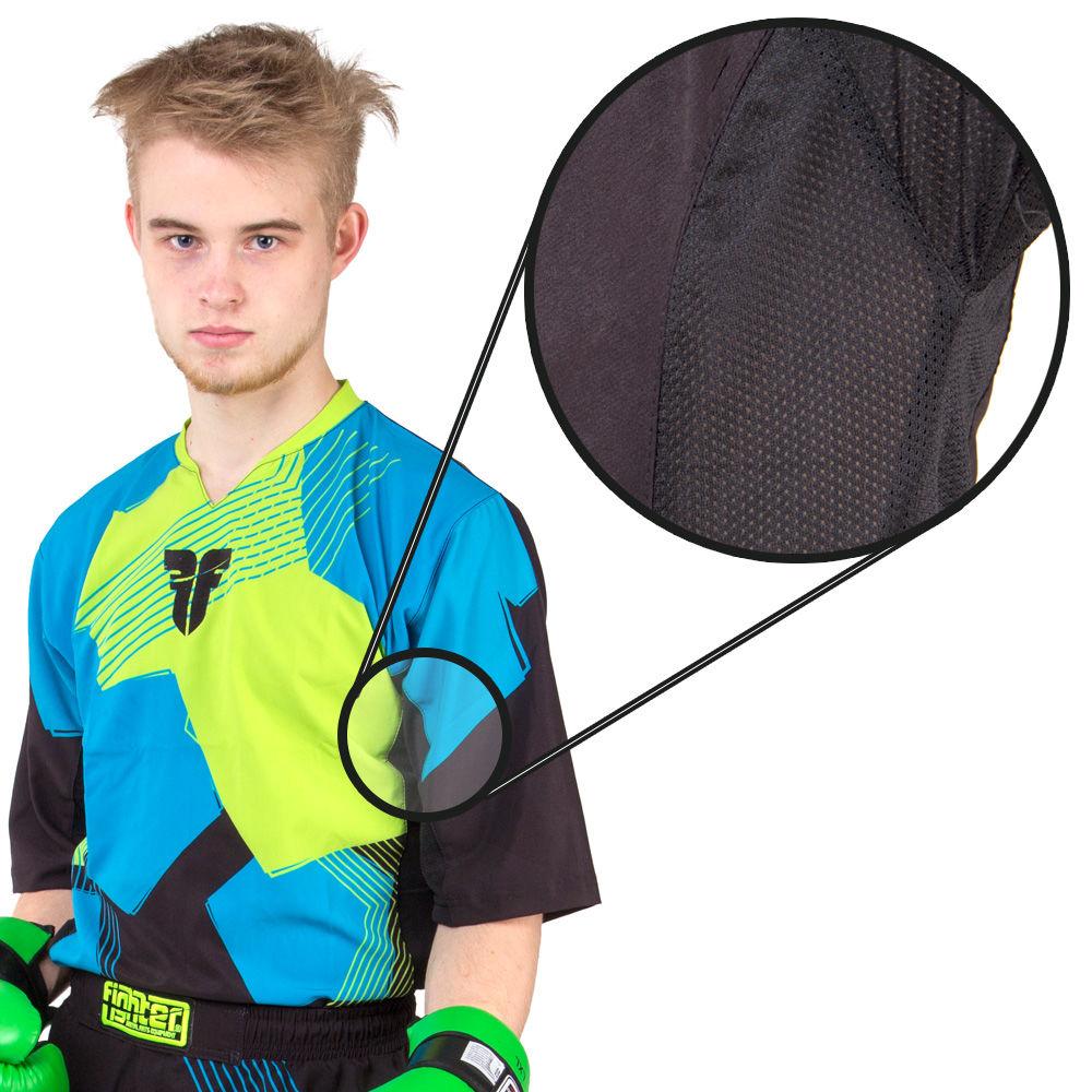 Fighter Uniform - black/blue/neon-green