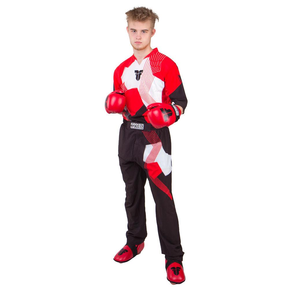 Fighter Uniform - black/red/white