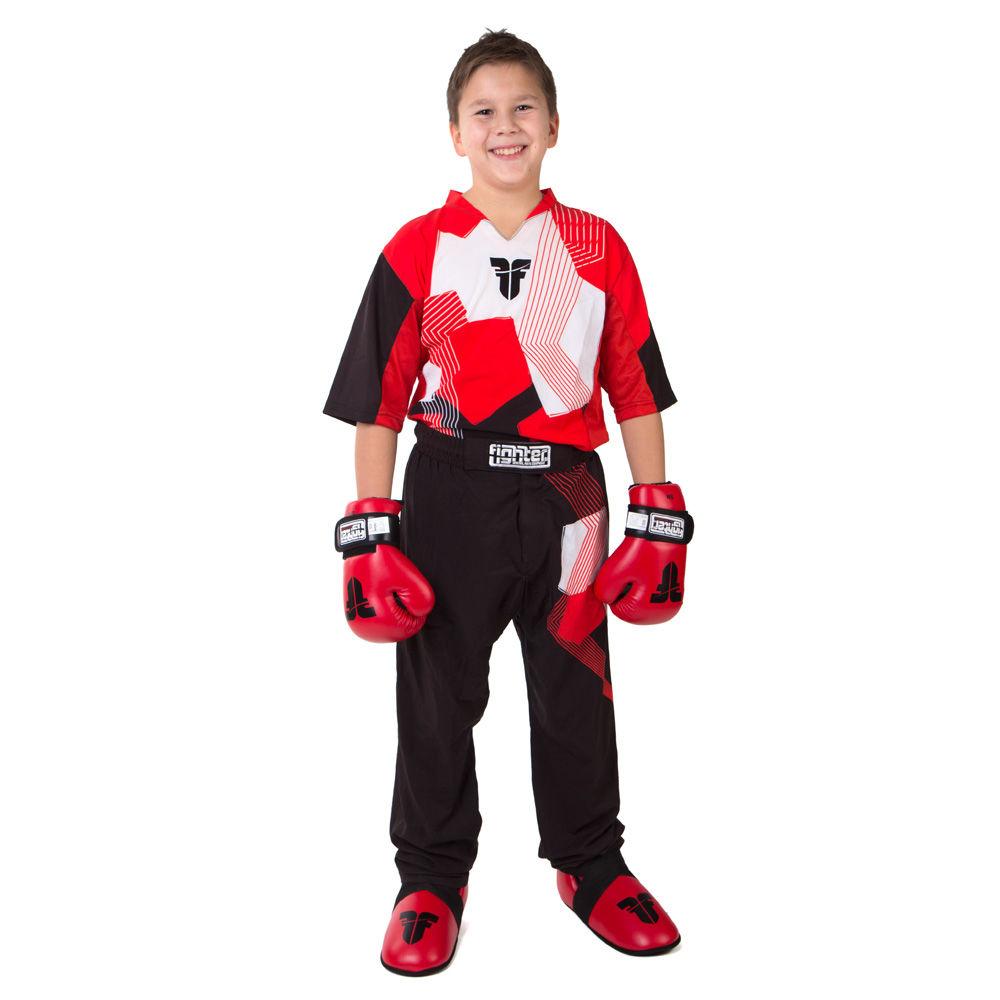 Fighter Uniform - black/red/white