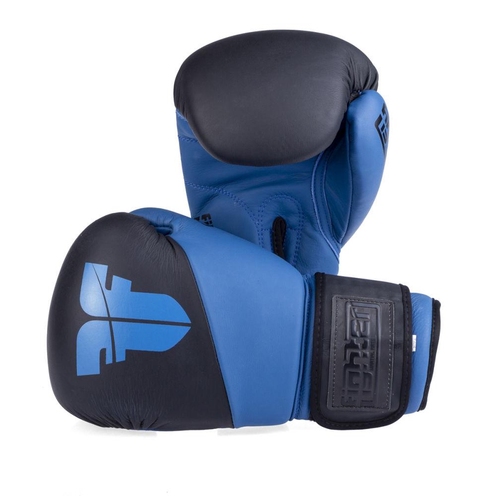 Fighter SPLIT Boxing Gloves - black/blue