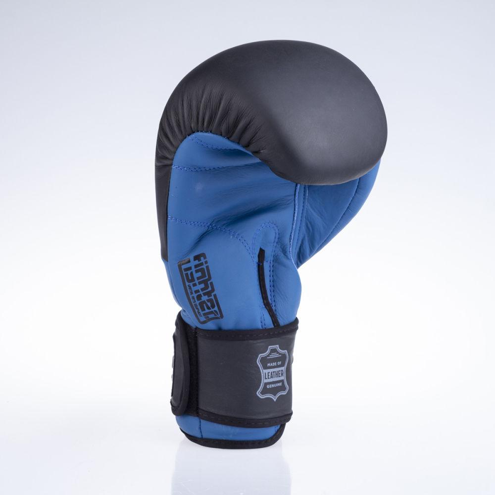 Fighter SPLIT Boxing Gloves - black/blue