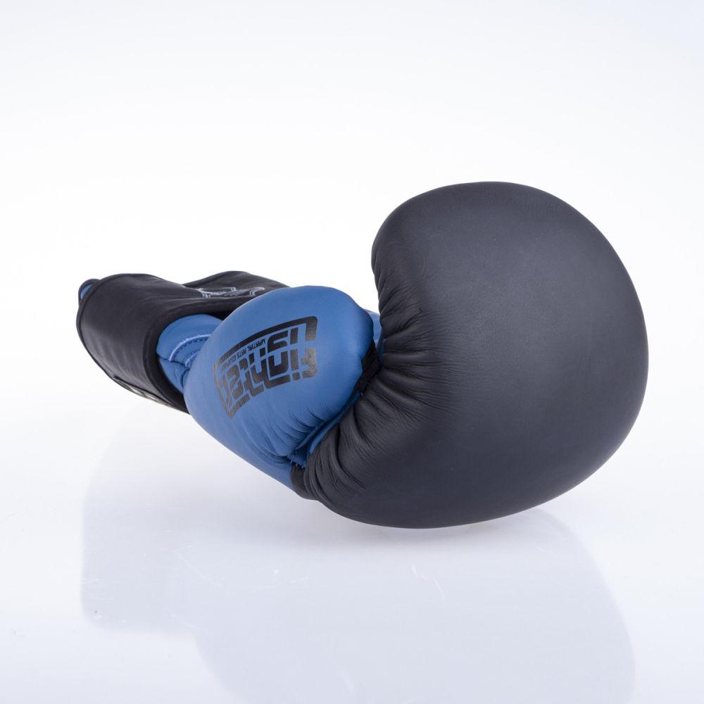 Fighter SPLIT Boxing Gloves - black/blue