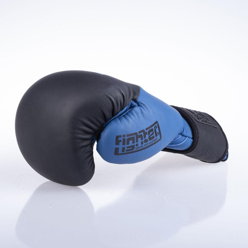 Fighter SPLIT Boxing Gloves - black/blue