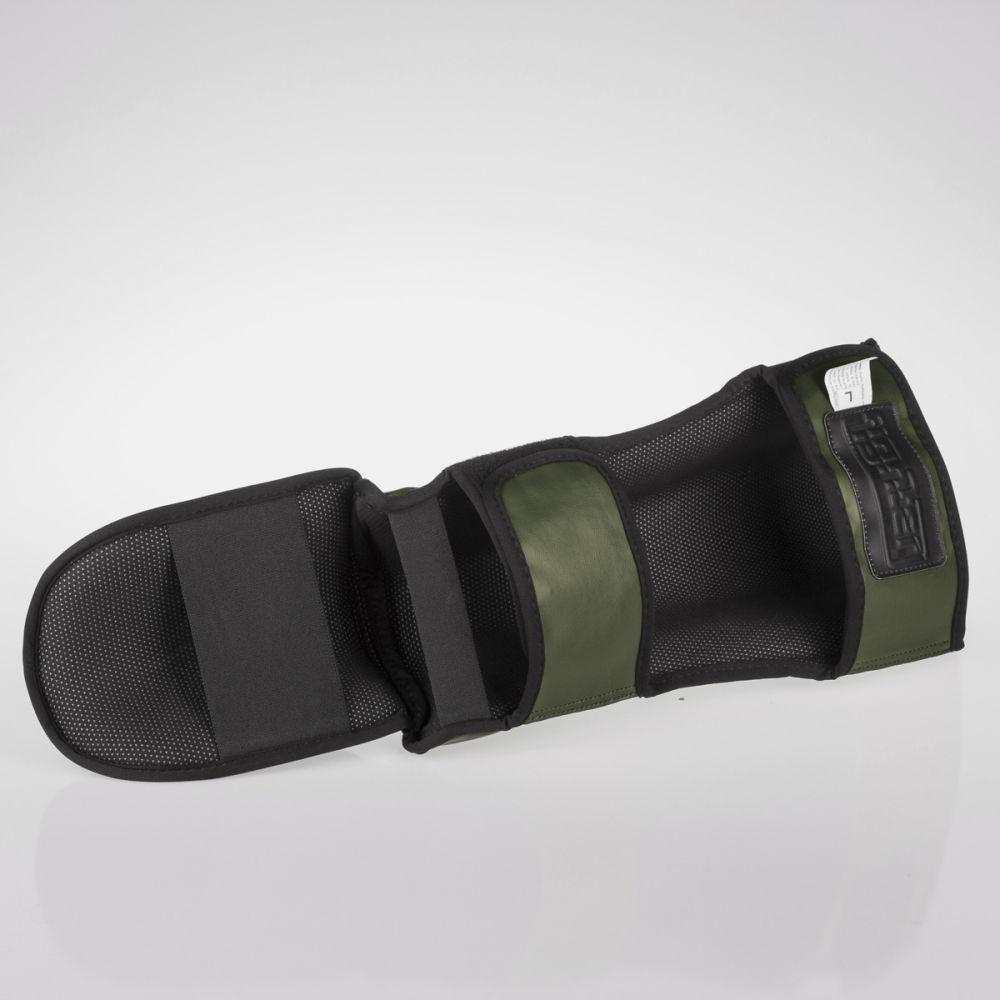 Fighter Thai Classic Shinguards - khaki/black