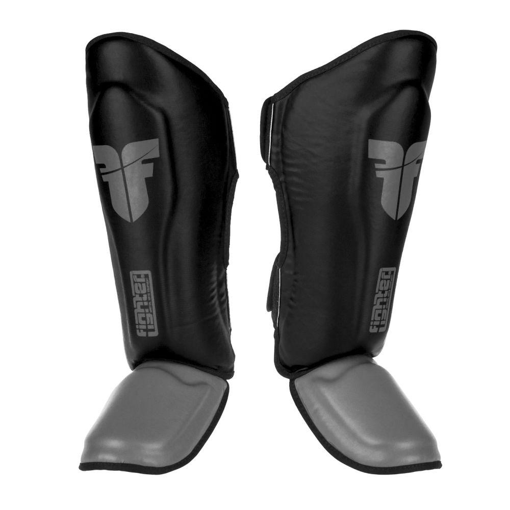 Fighter Thai Classic Shinguards - black/grey