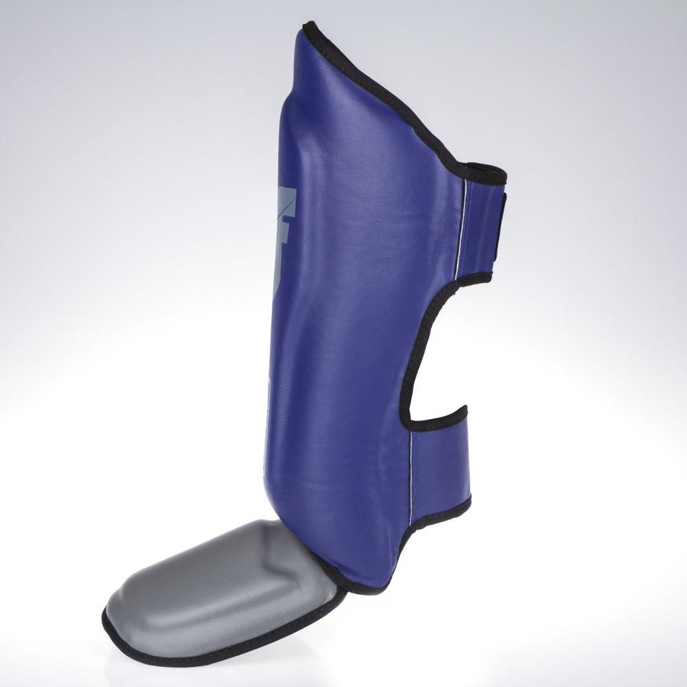 Fighter Thai Classic Shinguards - blue/grey