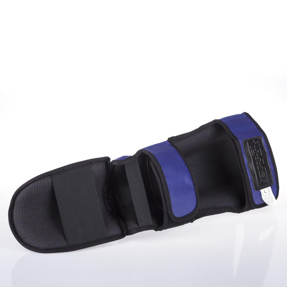 Fighter Thai Classic Shinguards - blue/grey