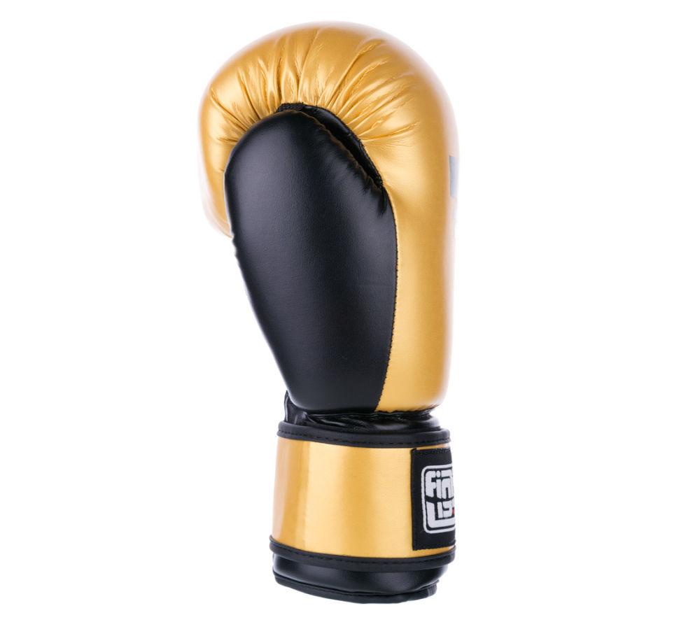 PU Basic Fighter Gloves - gold/black