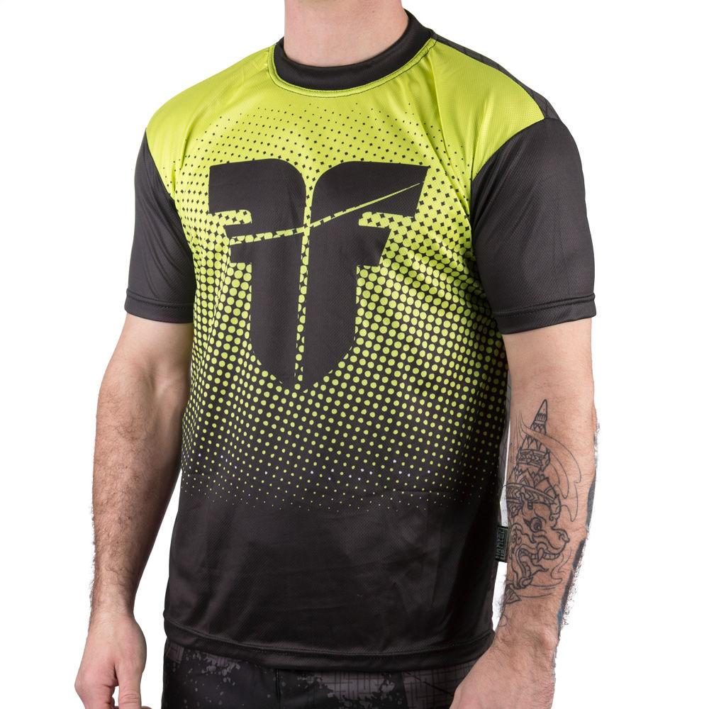 Fighter training T-Shirt - black/yellow