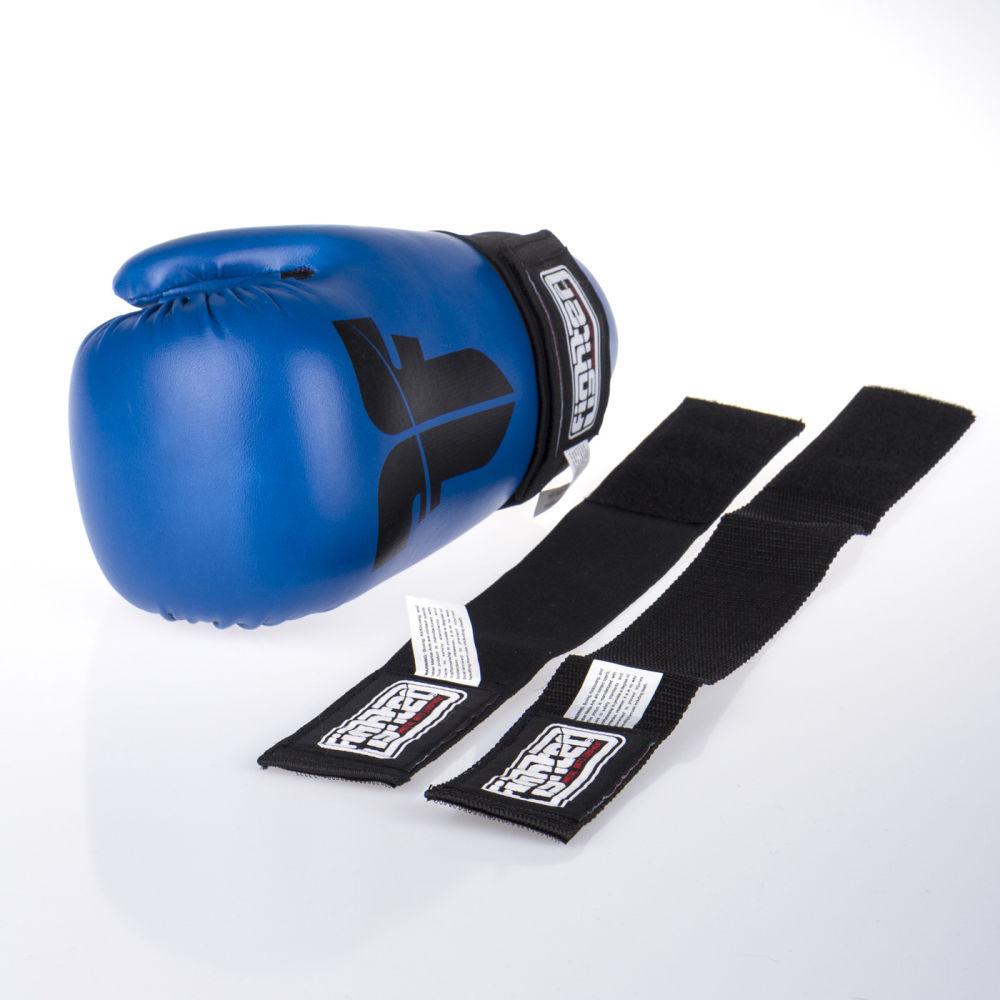 Fighter Strap Open Gloves - blue