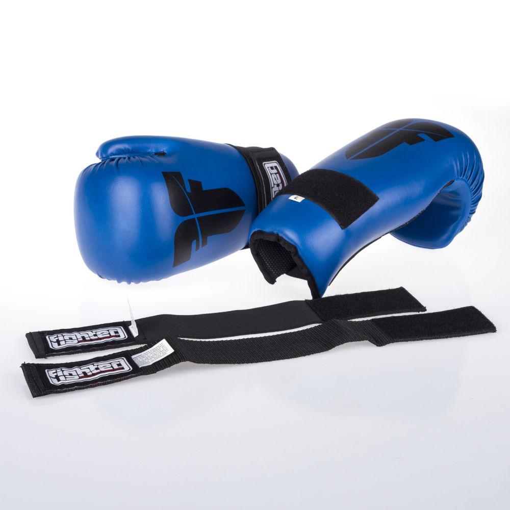 Fighter Strap Open Gloves - blue