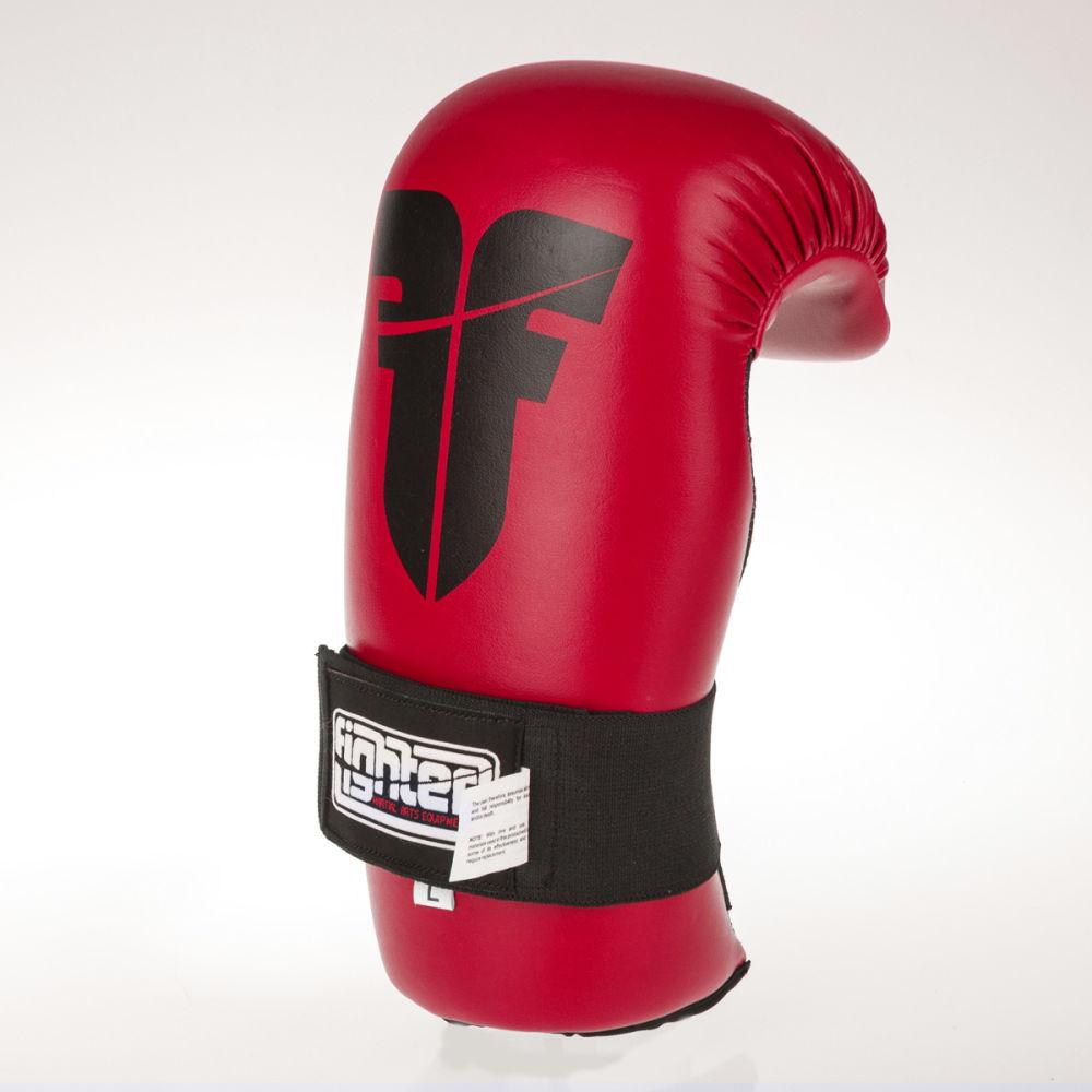Fighter Strap Open Gloves - red
