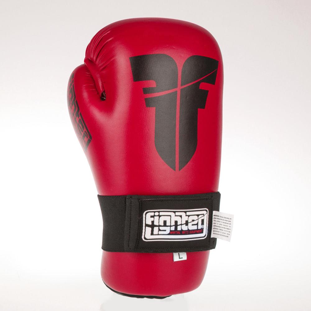 Fighter Strap Open Gloves - red