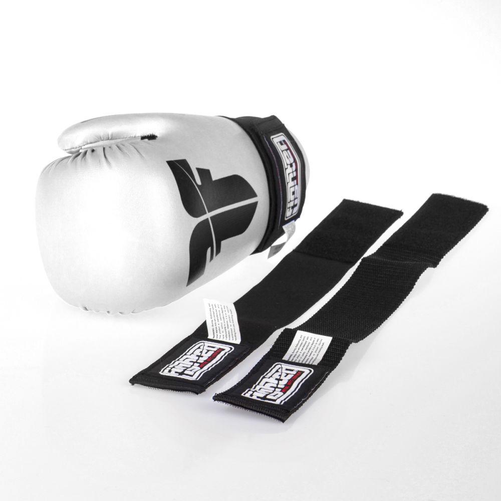 Fighter Strap Open Gloves - white