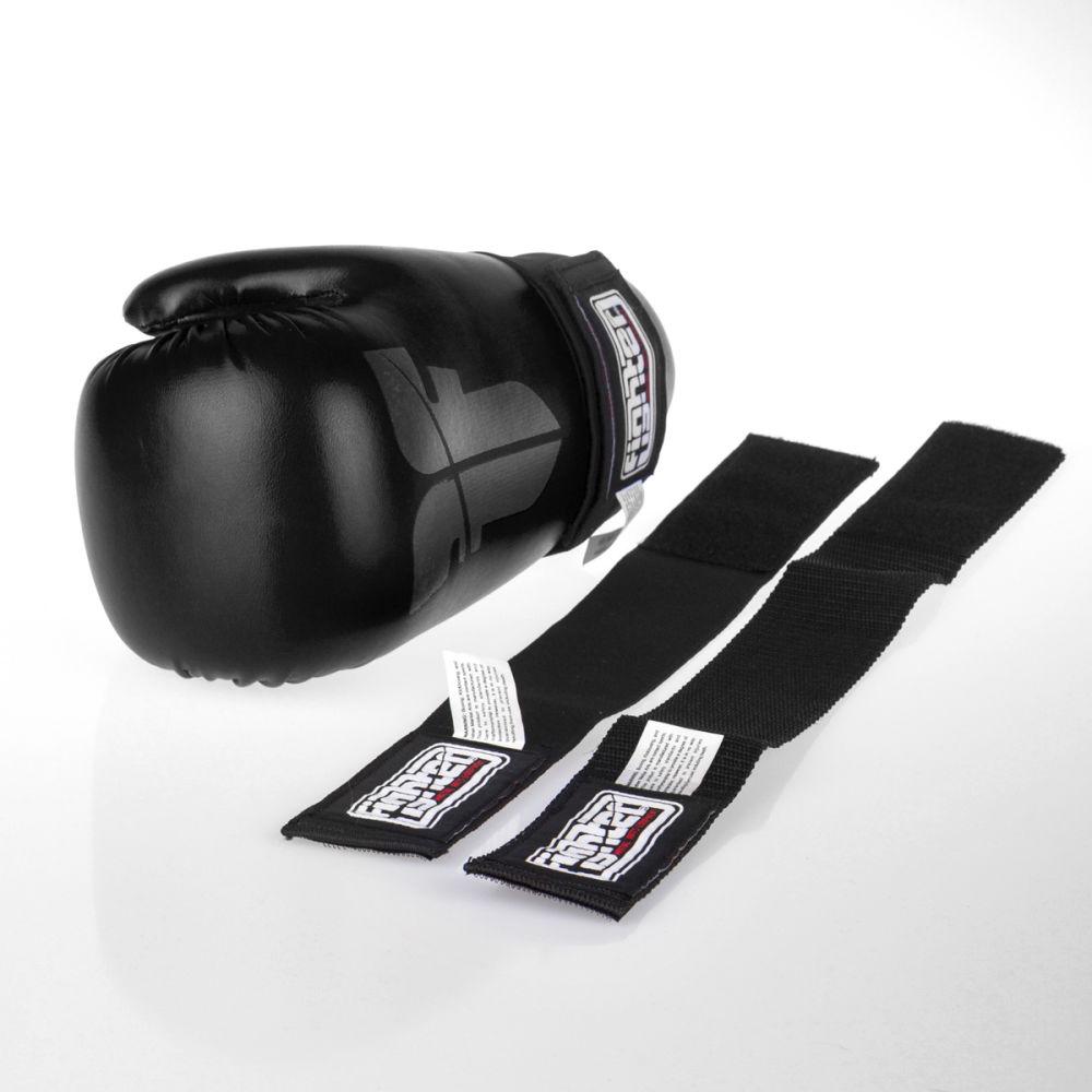 Fighter Strap Open Gloves - black