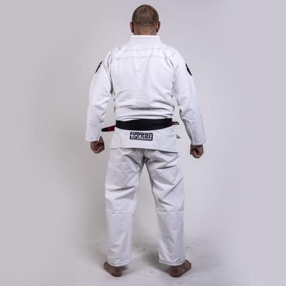 Fighter BJJ Gi Pearl Weave Uniform - white