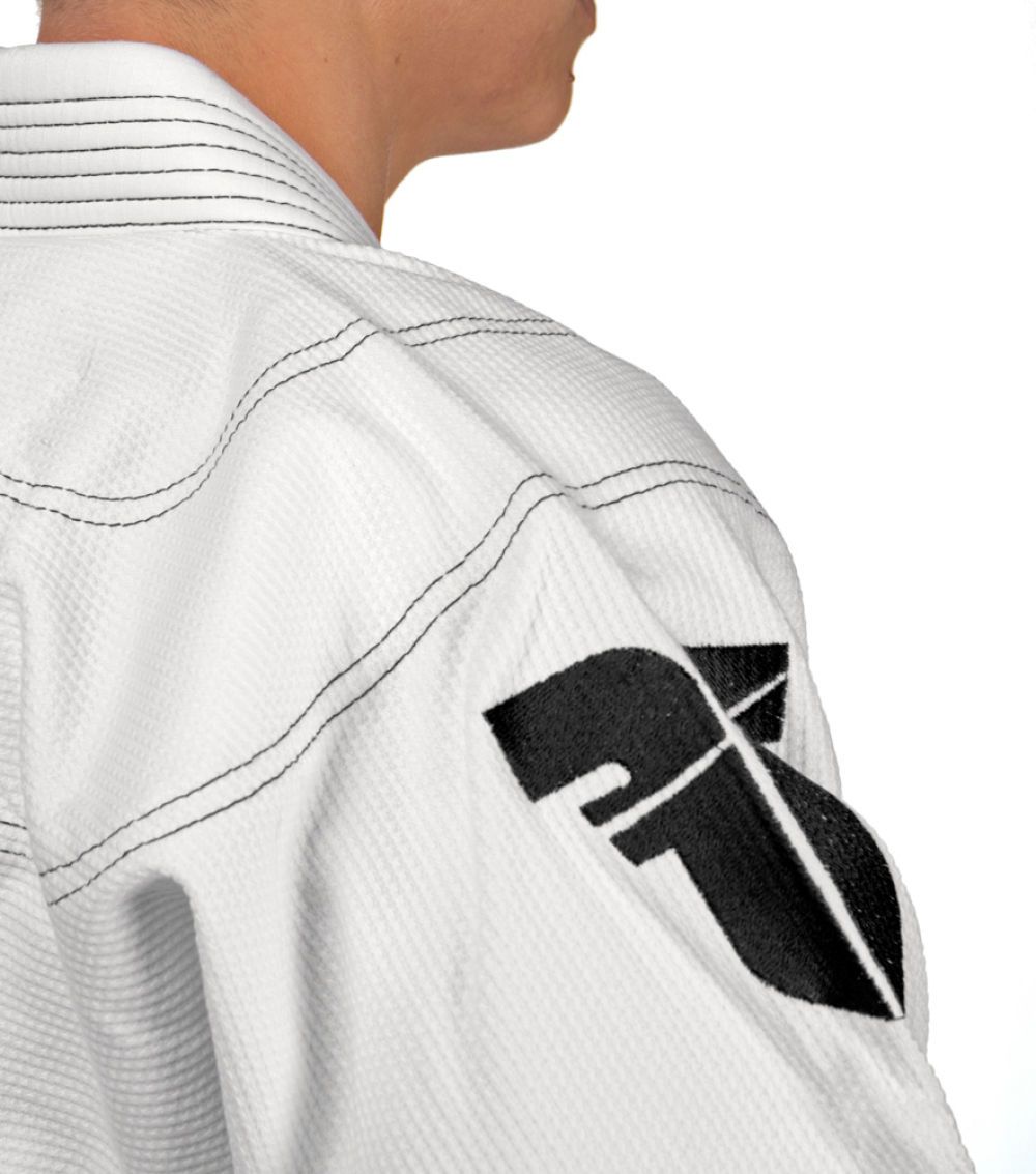 Fighter BJJ Gi Pearl Weave Uniform - white