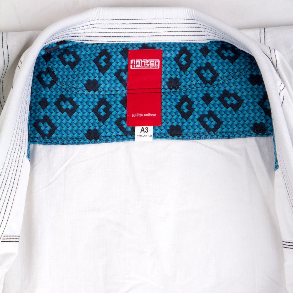 Fighter BJJ Gi Pearl Weave Uniform - white