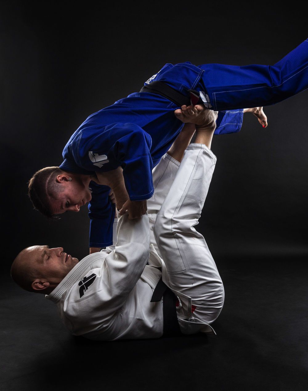 Fighter BJJ Gi Pearl Weave Uniform - blue